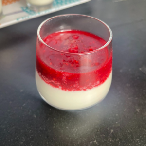 panna cotta framboise au thermomix